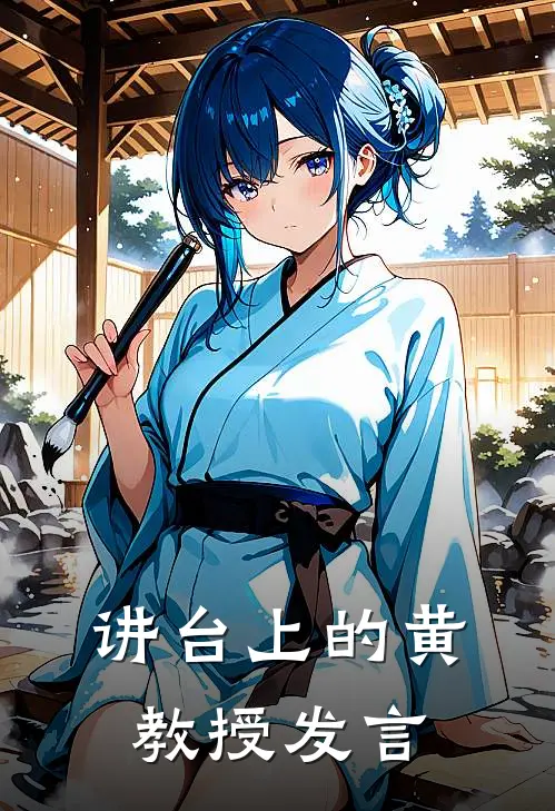 讲台上的黄教授发言