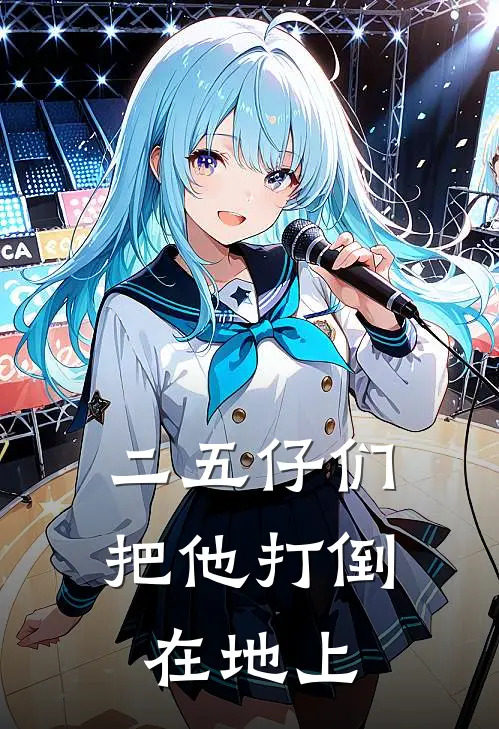 二五仔们把他打倒在地上