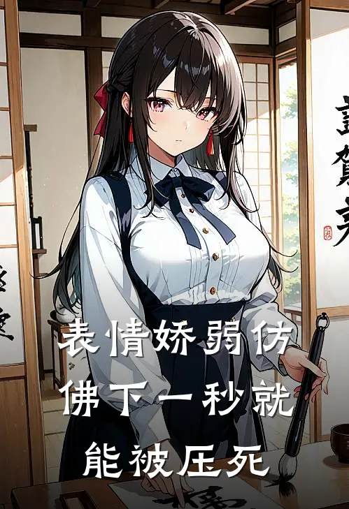表情娇弱仿佛下一秒就能被压死