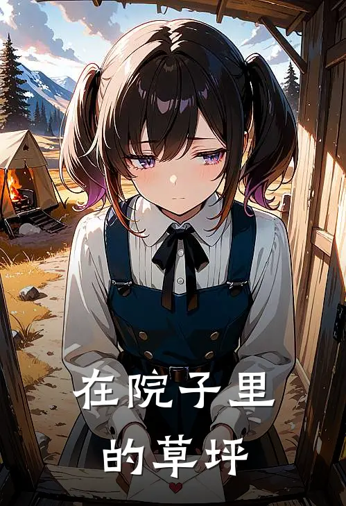 在院子里的草坪