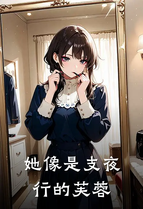 她像是支夜行的芙蓉