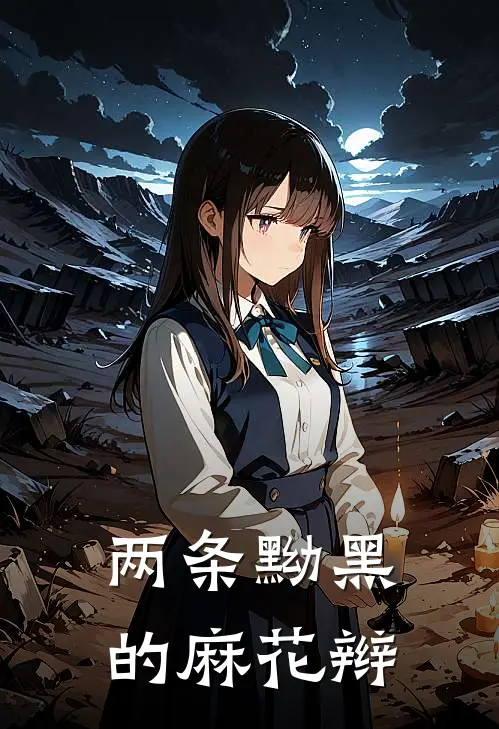 两条黝黑的麻花辫