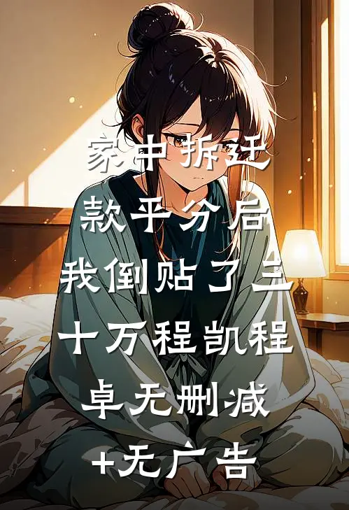 家中拆迁款平分后，我倒贴了三十万程凯程卓无删减+无广告