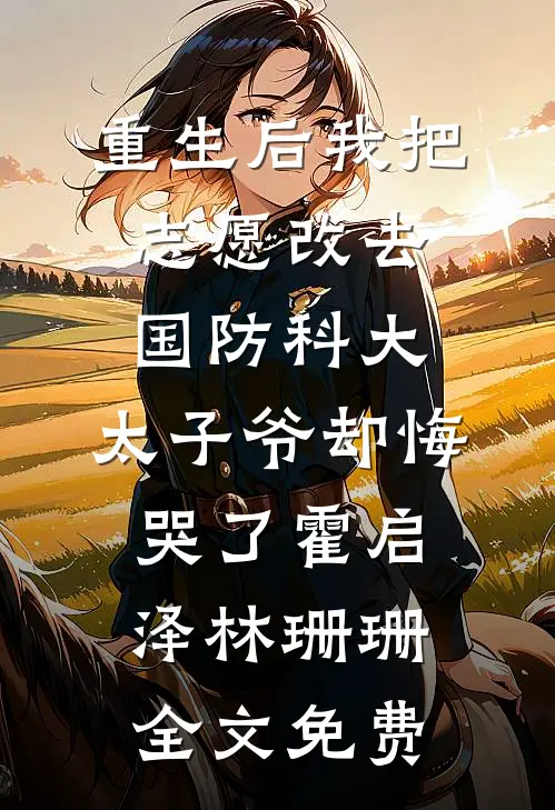 重生后我把志愿改去国防科大，太子爷却悔哭了霍启泽林珊珊全文免费
