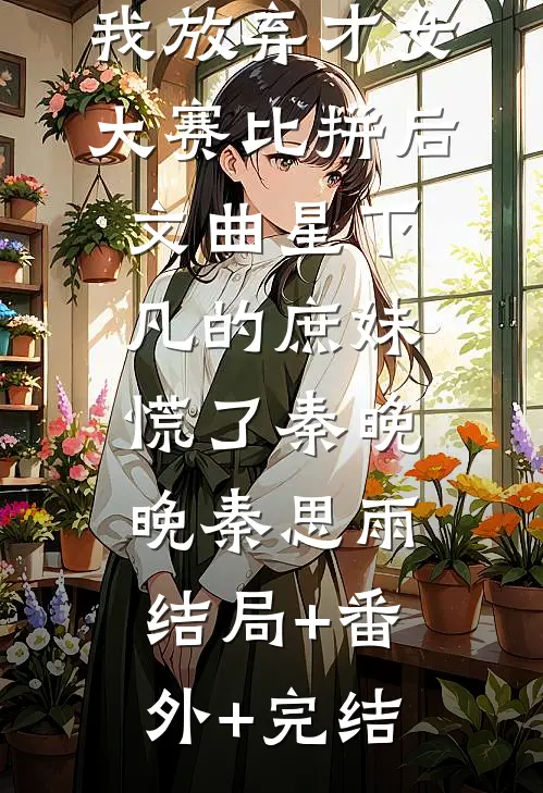 我放弃才女大赛比拼后，文曲星下凡的庶妹慌了秦晚晚秦思雨:结局+番外+完结