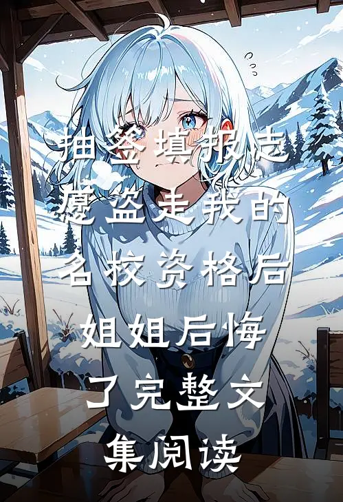 抽签填报志愿盗走我的名校资格后，姐姐后悔了完整文集阅读