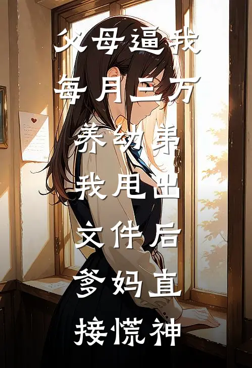 父母逼我每月三万养幼弟，我甩出文件后，爹妈直接慌神