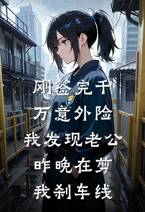 刚签完千万意外险，我发现老公昨晚在剪我刹车线