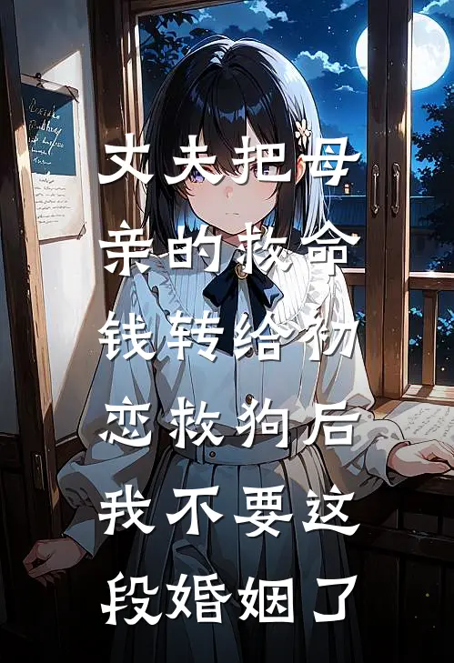 丈夫把母亲的救命钱转给初恋救狗后，我不要这段婚姻了