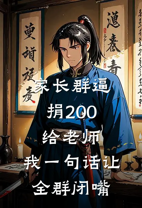 家长群逼捐200给老师，我一句话让全群闭嘴