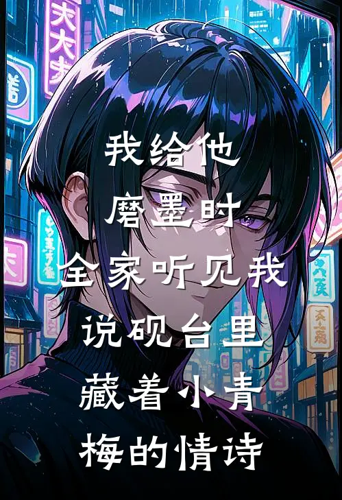我给他磨墨时，全家听见我说砚台里藏着小青梅的情诗
