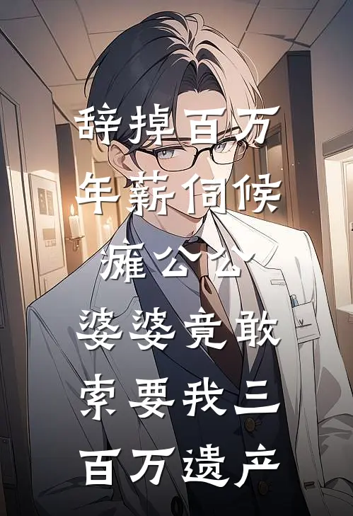 辞掉百万年薪伺候瘫公公，婆婆竟敢索要我三百万遗产