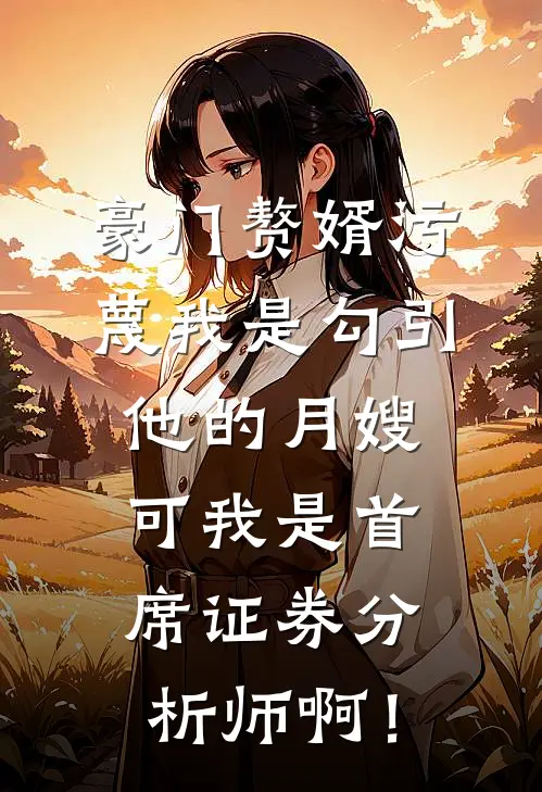 豪门赘婿污蔑我是勾引他的月嫂，可我是首席证券分析师啊！