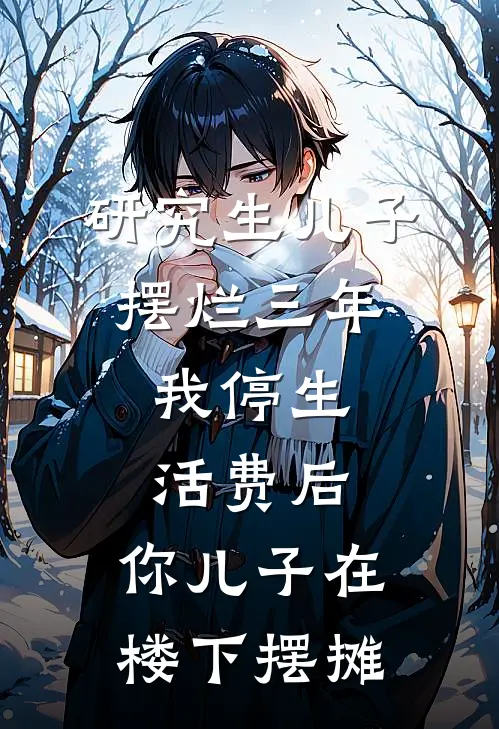 研究生儿子摆烂三年，我停生活费后：你儿子在楼下摆摊