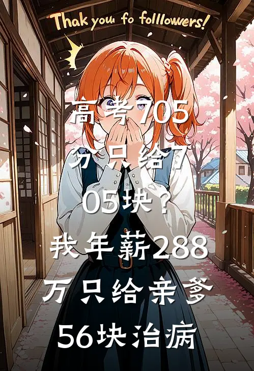 高考705分只给705块？我年薪288万，只给亲爹56块治病