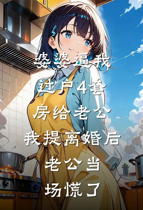 婆婆逼我过户4套房给老公，我提离婚后，老公当场慌了