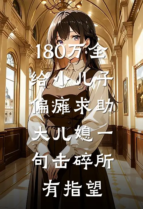 180万全给小儿子，偏瘫求助，大儿媳一句击碎所有指望