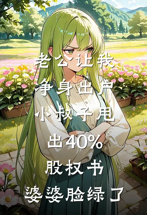 老公让我净身出户，小叔子甩出40%股权书，婆婆脸绿了