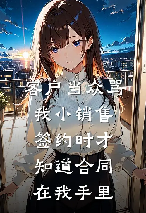 客户当众骂我小销售，签约时才知道合同在我手里