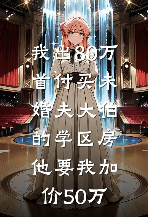 我出80万首付买未婚夫大伯的学区房，他要我加价50万