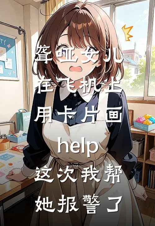 聋哑女儿在飞机上用卡片画help，这次我帮她报警了