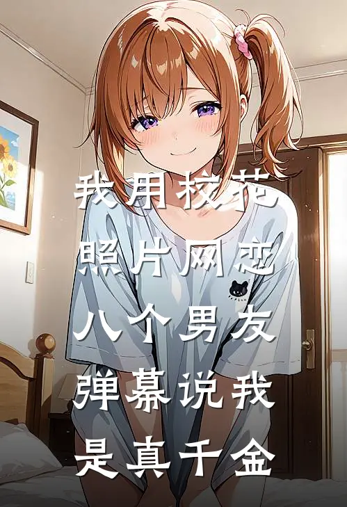 我用校花照片网恋八个男友，弹幕说我是真千金