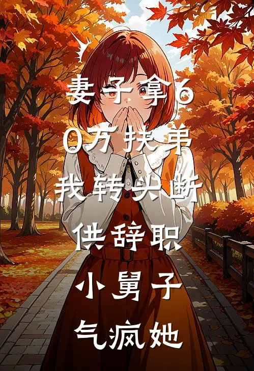 妻子拿60万扶弟，我转头断供辞职，小舅子气疯她