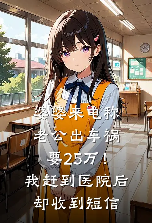 婆婆来电称老公出车祸要25万！我赶到医院后却收到短信