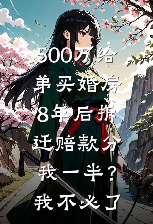 500万给弟买婚房，8年后拆迁赔款分我一半？我：不必了