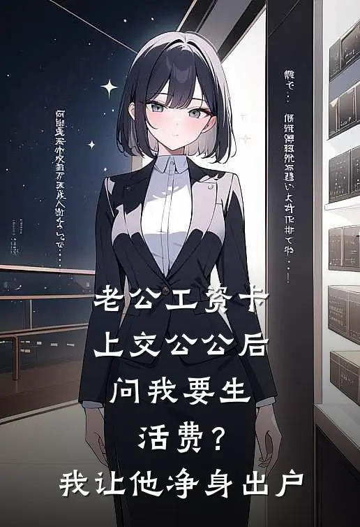 老公工资卡上交公公后，问我要生活费？我让他净身出户