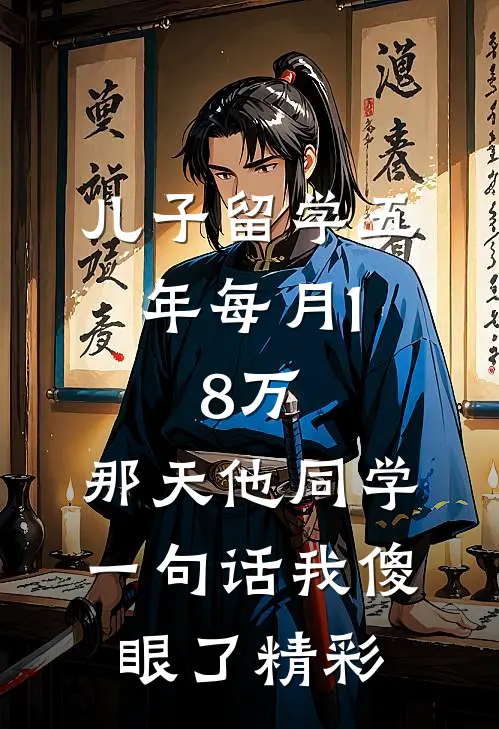 儿子留学五年每月1.8万，那天他同学一句话我傻眼了精彩