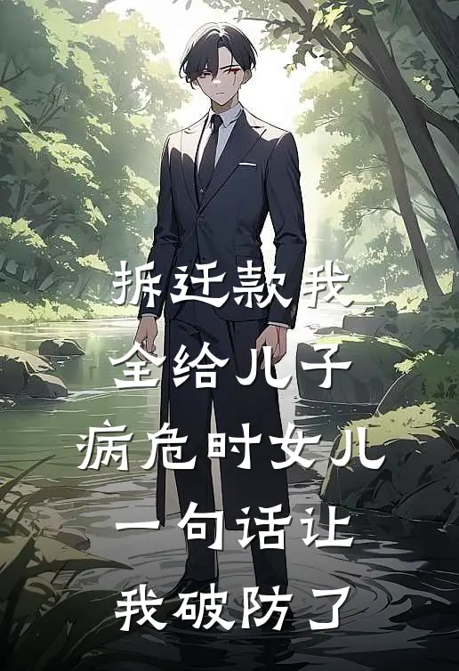 拆迁款我全给儿子，病危时女儿一句话让我破防了