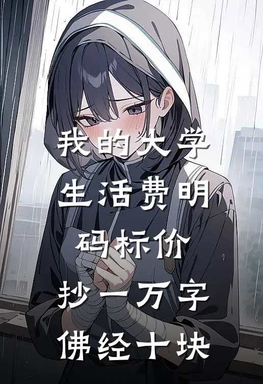我的大学生活费明码标价，抄一万字佛经十块