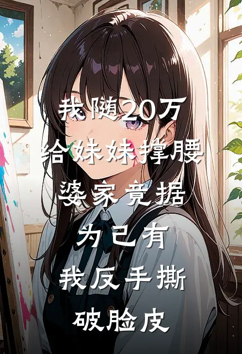 我随20万给妹妹撑腰，婆家竟据为己有，我反手撕破脸皮