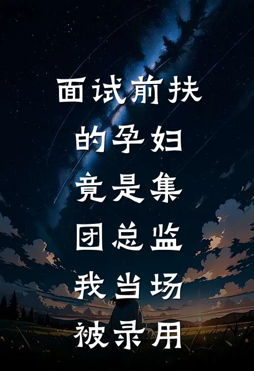 面试前扶的孕妇，竟是集团总监，我当场被录用