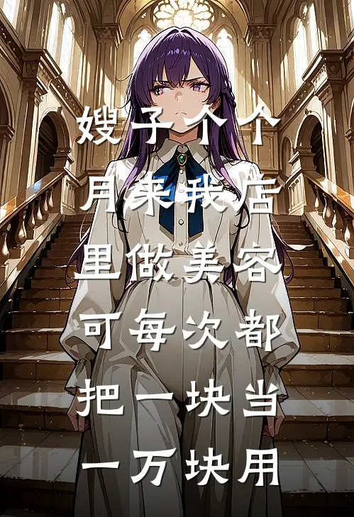 嫂子个个月来我店里做美容，可每次都把一块当一万块用