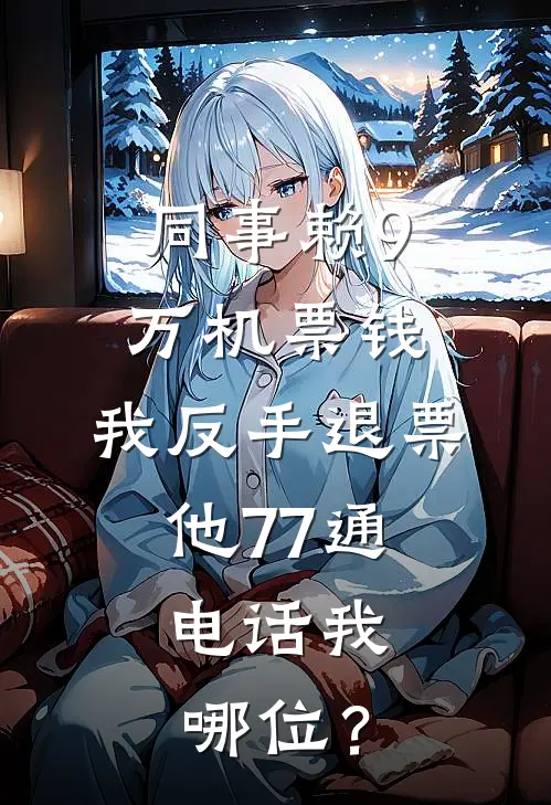 同事赖9万机票钱，我反手退票，他77通电话我：哪位？
