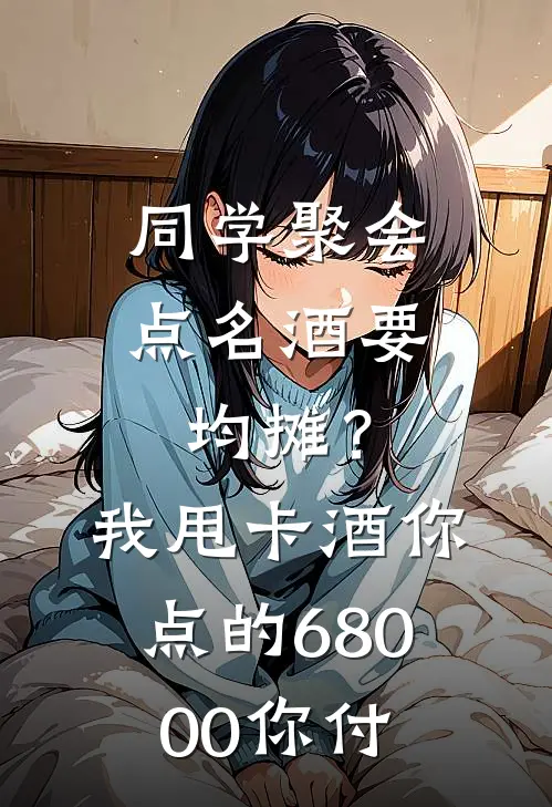 同学聚会点名酒要均摊？我甩卡：酒你点的，68000你付