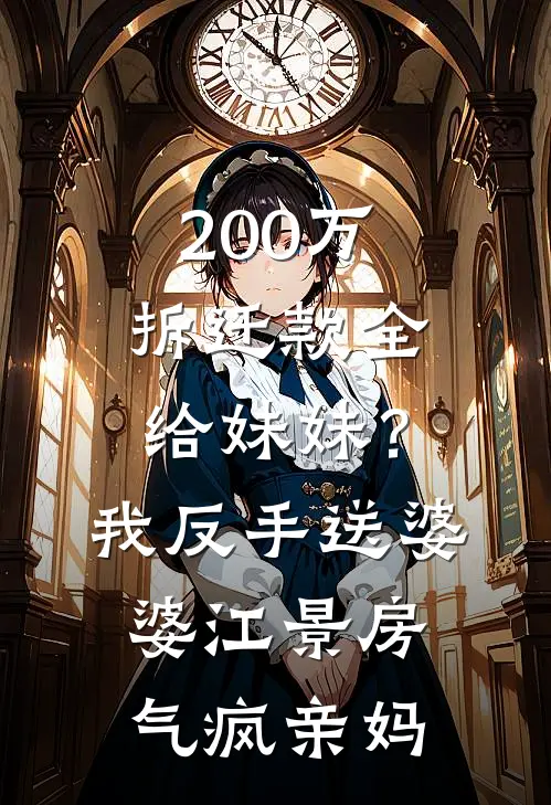 200万拆迁款全给妹妹？我反手送婆婆江景房，气疯亲妈