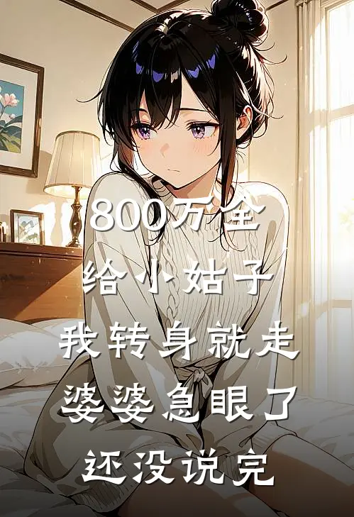 800万全给小姑子，我转身就走，婆婆急眼了：还没说完