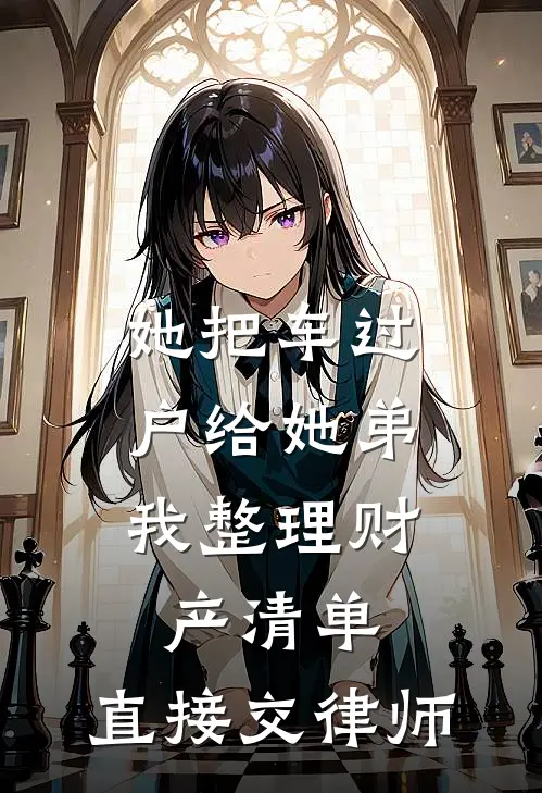 她把车过户给她弟，我整理财产清单，直接交律师