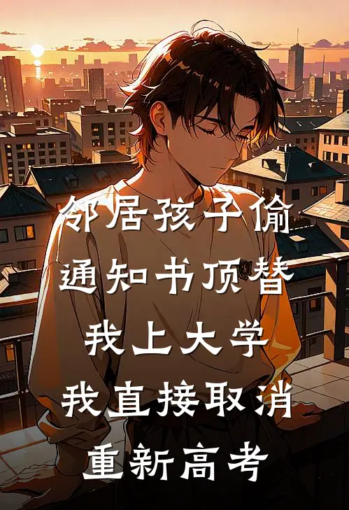 邻居孩子偷通知书顶替我上大学，我直接取消重新高考