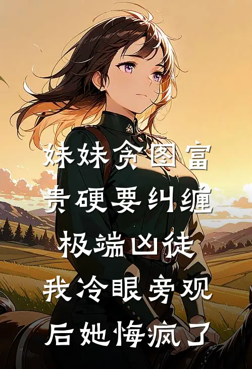 妹妹贪图富贵硬要纠缠极端凶徒，我冷眼旁观后她悔疯了