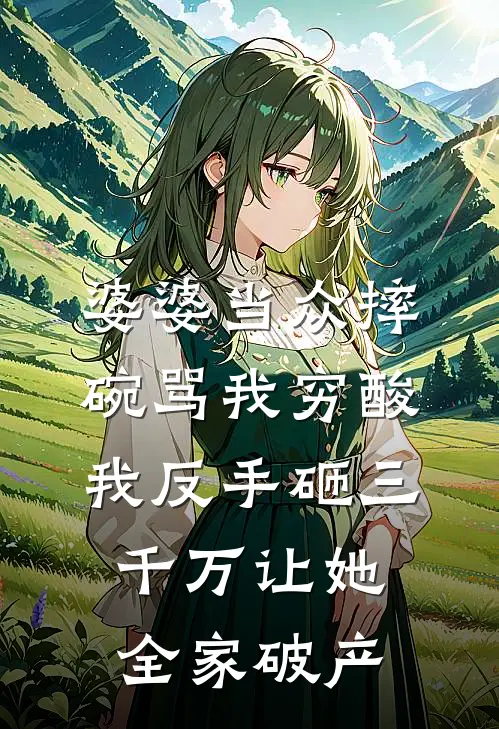 婆婆当众摔碗骂我穷酸，我反手砸三千万让她全家破产