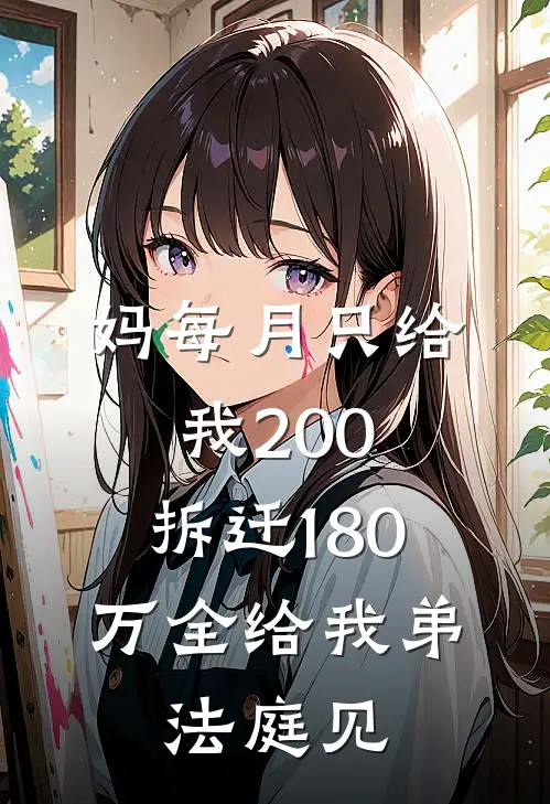 妈每月只给我200，拆迁180万全给我弟，法庭见。