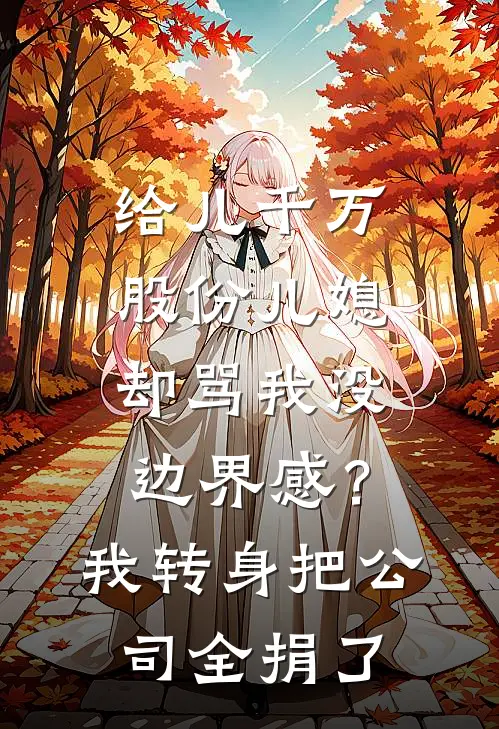 给儿千万股份儿媳却骂我没边界感？我转身把公司全捐了