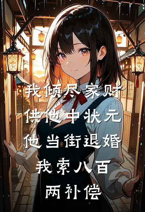 我倾尽家财供他中状元，他当街退婚，我索八百两补偿