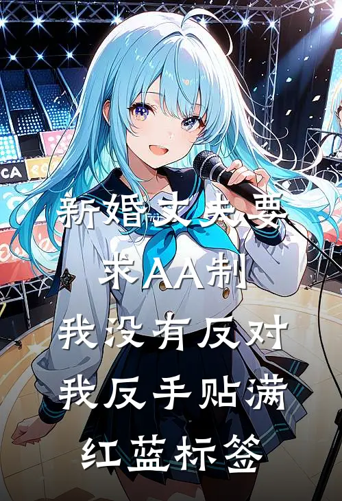 新婚丈夫要求AA制，我没有反对，我反手贴满红蓝标签