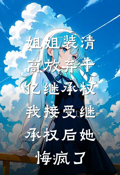 姐姐装清高放弃千亿继承权，我接受继承权后她悔疯了