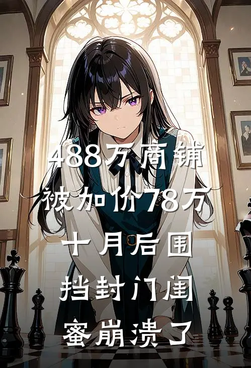 488万商铺被加价78万，十月后围挡封门闺蜜崩溃了